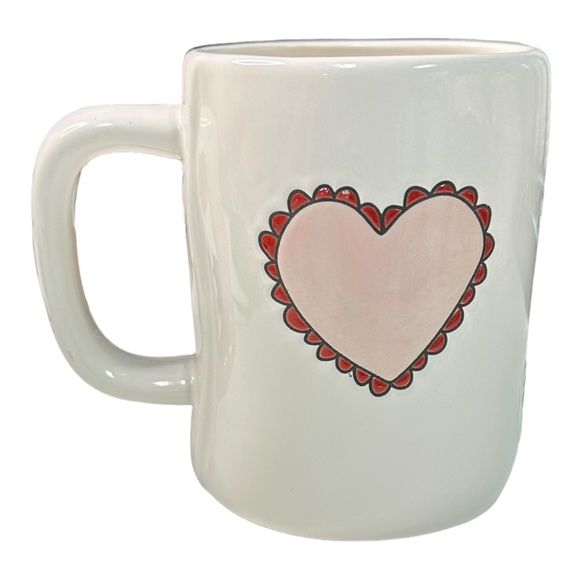 Rae Dunn "BE MINE" Heart Coffee Mug - Picture 2 of 2